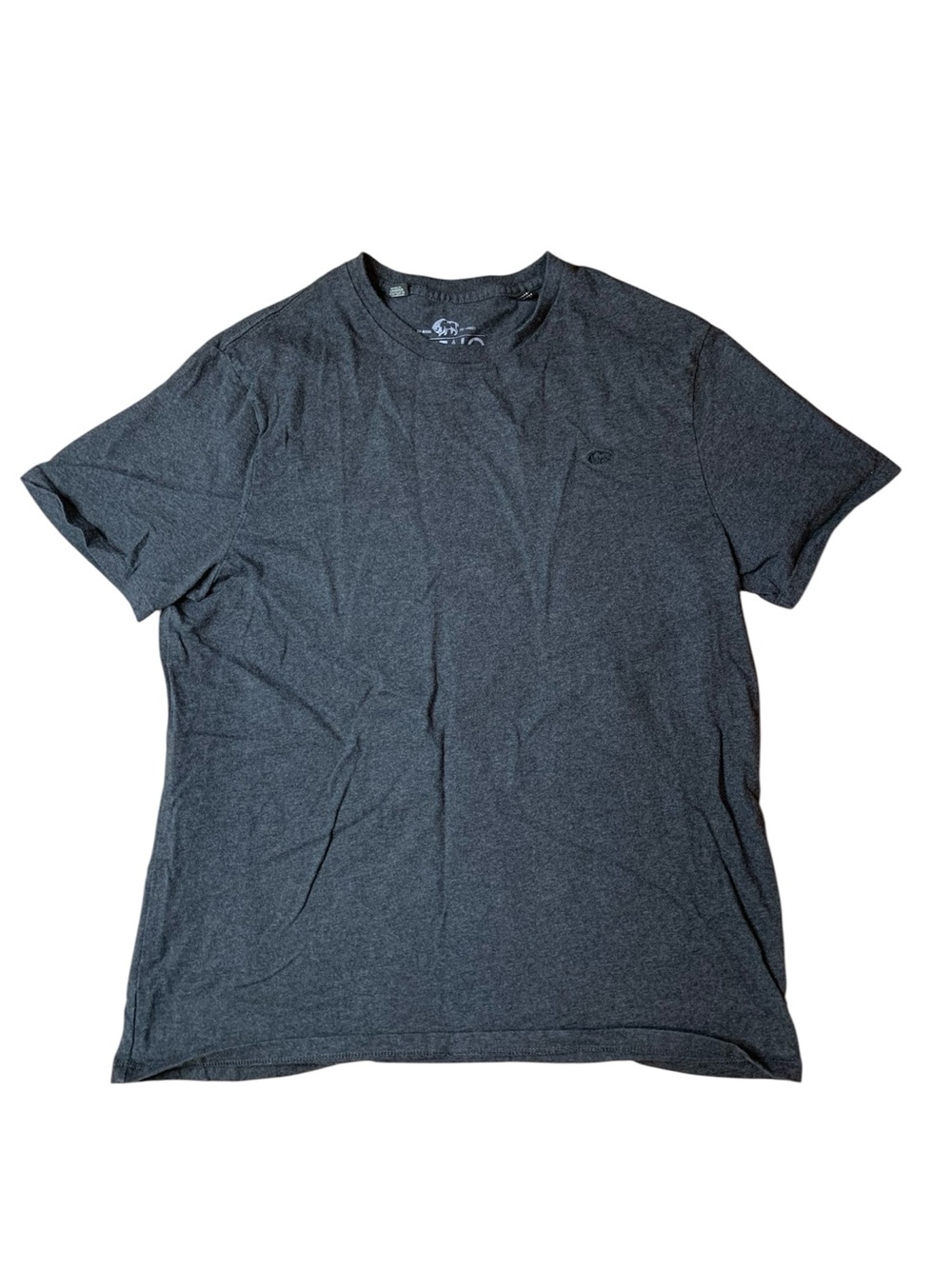 Buffalo David Bitton Dark Grey Heather Short Sleeve Crewneck T-Shirt Size L / G